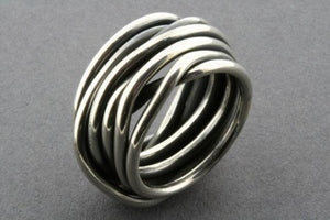chuy knot ring - oxidized - Makers & Providers