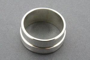 Clean edge spinner ring - sterling silver - Makers & Providers