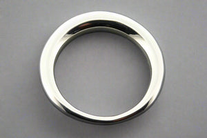 tapering tubular ring - sterling silver - Makers & Providers