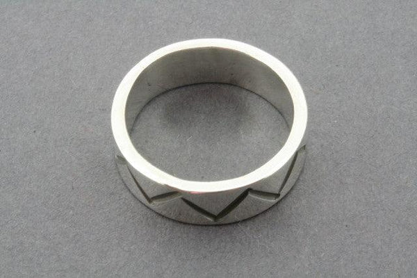 etched zigzag band - Makers & Providers