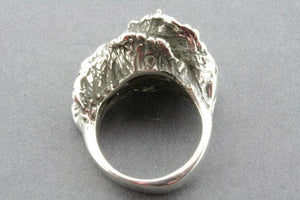 oxidized coral ring - Makers & Providers