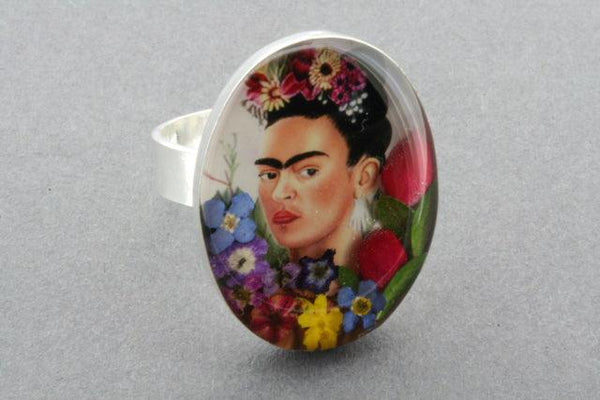 Frida Kahlo ring 3 - adjustable - Makers & Providers