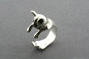 kitten ring - sterling silver - Makers & Providers