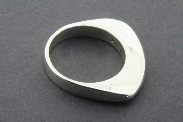 Narrow wedge ring - sterling silver - Makers & Providers