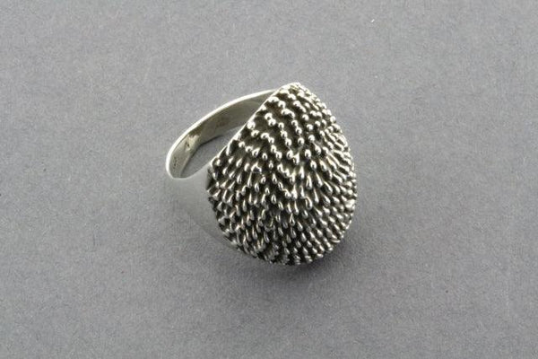 Echidna signet ring - sterling silver - Makers & Providers