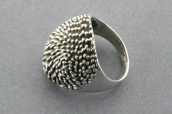 Echidna signet ring - sterling silver - Makers & Providers