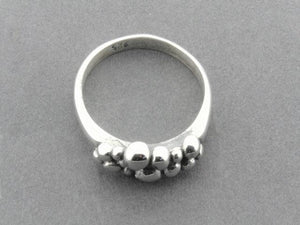 multi bead band - sterling silver - Makers & Providers