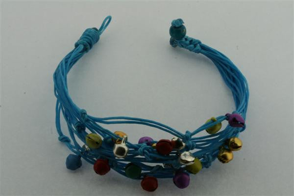 multistrand bell bracelet - turquoise - Makers & Providers