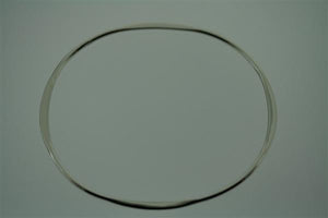 narrow flattened oval bangle - oval - Makers & Providers