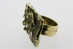 nugget ring - brass - Makers & Providers