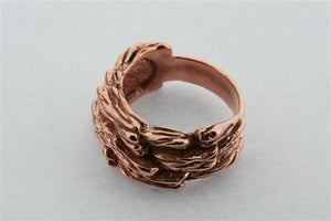 paperbark ring - copper - Makers & Providers