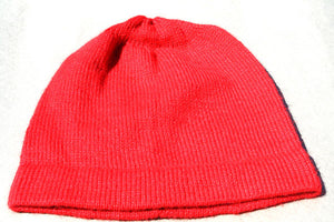 Alpaca Hand Knitted Beanie in Coral - Makers & Providers