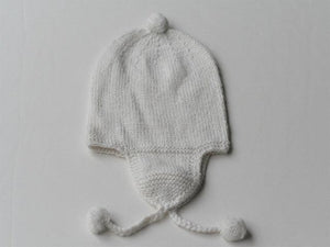 alpaca riding beanie - ivory - Makers & Providers