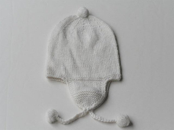 alpaca riding beanie - ivory - Makers & Providers