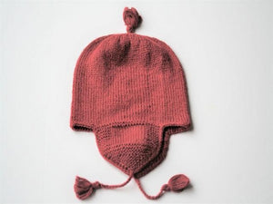 alpaca riding beanie - red - Makers & Providers