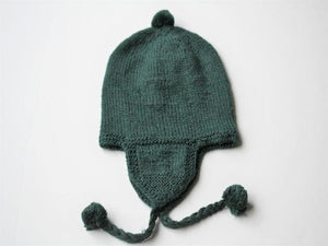 alpaca riding beanie - emerald - Makers & Providers