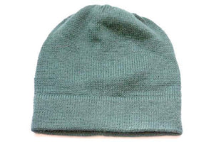 Alpaca Hand Knitted Beanie in Forest Green - Makers & Providers