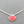 Load image into Gallery viewer, red heart pendant necklace - sterling silver
