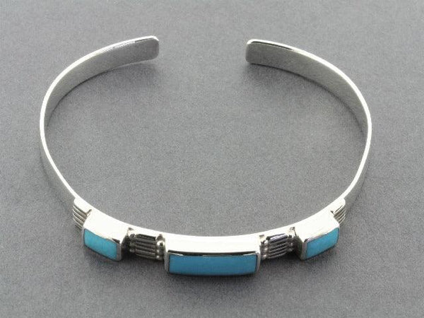 silver & turquoise cuff - Makers & Providers