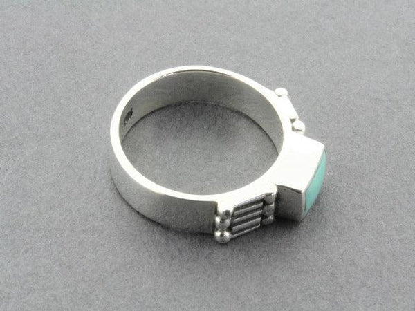 turquoise silver ring