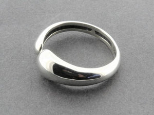 silver adjustable ring