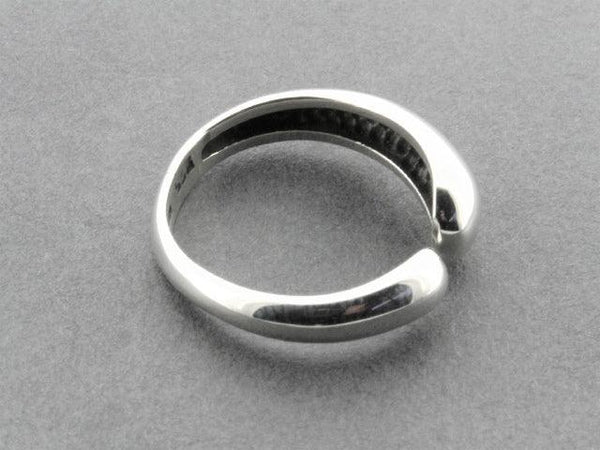 silver adjustable ring