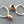 Load image into Gallery viewer, silver and copper hoop earring

