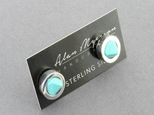 silver & turquoise earring