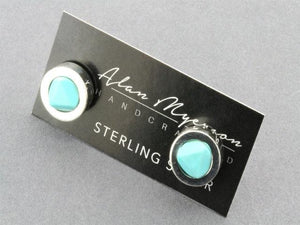 silver & turquoise earring