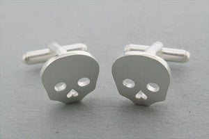 Sterling Silver Skull Cufflinks - Makers & Providers