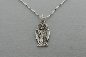 small angel pendant on 55cm ball chain - Makers & Providers