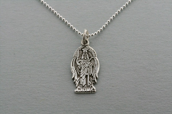 small angel pendant on 55cm ball chain