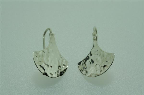 small battered shield earring - Makers & Providers