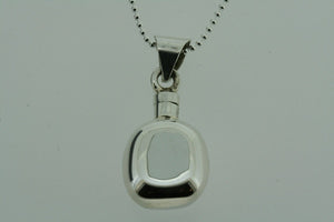 small oval perfume bottle pendant on 45cm ball chain - Makers & Providers