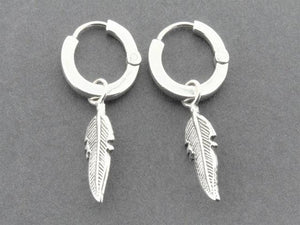 silver drop earring