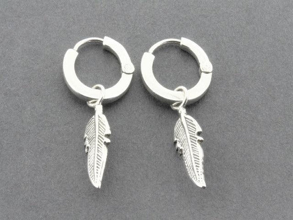 silver drop earring