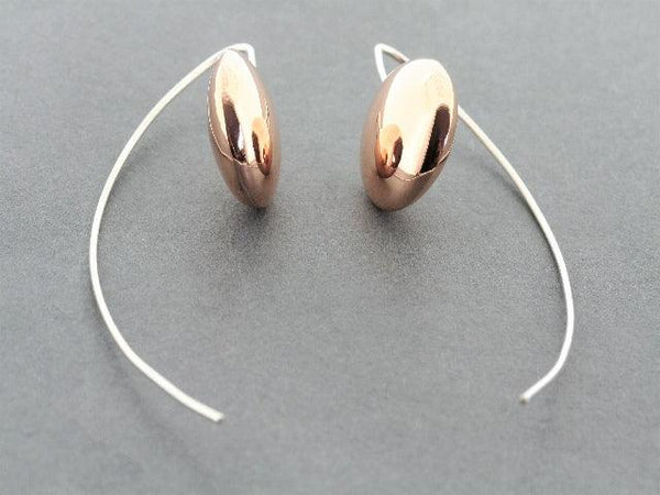 smartie drop earring - copper - Makers & Providers