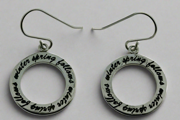 spring follows winter earring