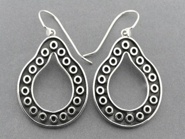 sterling silver drop earrings