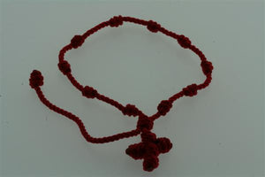 string rosario bracelet - red - Makers & Providers