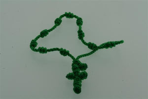 string rosario bracelet - green - Makers & Providers