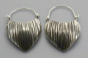 striped papaya basket earring - Makers & Providers