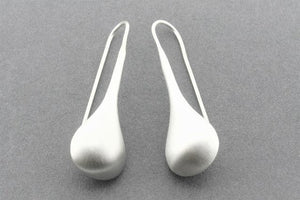 teardrop hook earring - matte - Makers & Providers