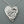 Load image into Gallery viewer, textured heart pendant on 55 cm link chain
