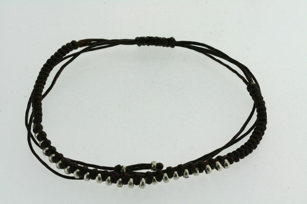 choc thread small bead bracelet - Makers & Providers