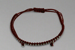 red thread small bead bracelet - Makers & Providers