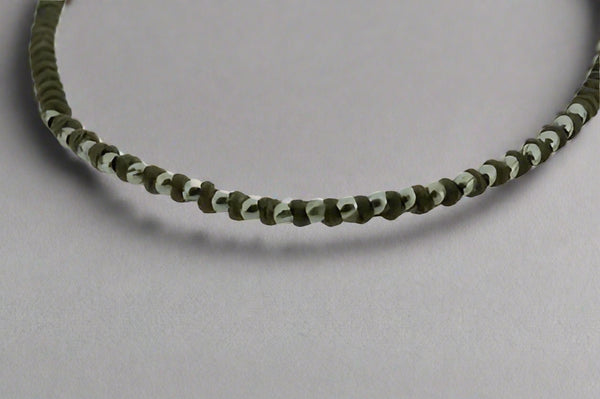 small bead bracelet - sand