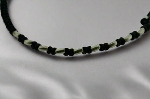 9 bead bracelet - black - Makers & Providers