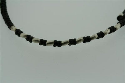 9 bead bracelet - black