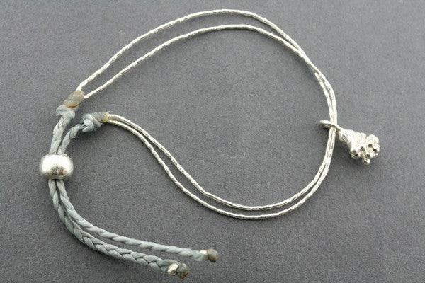 2 Strand Bracelet - Grey - Berry - Makers & Providers